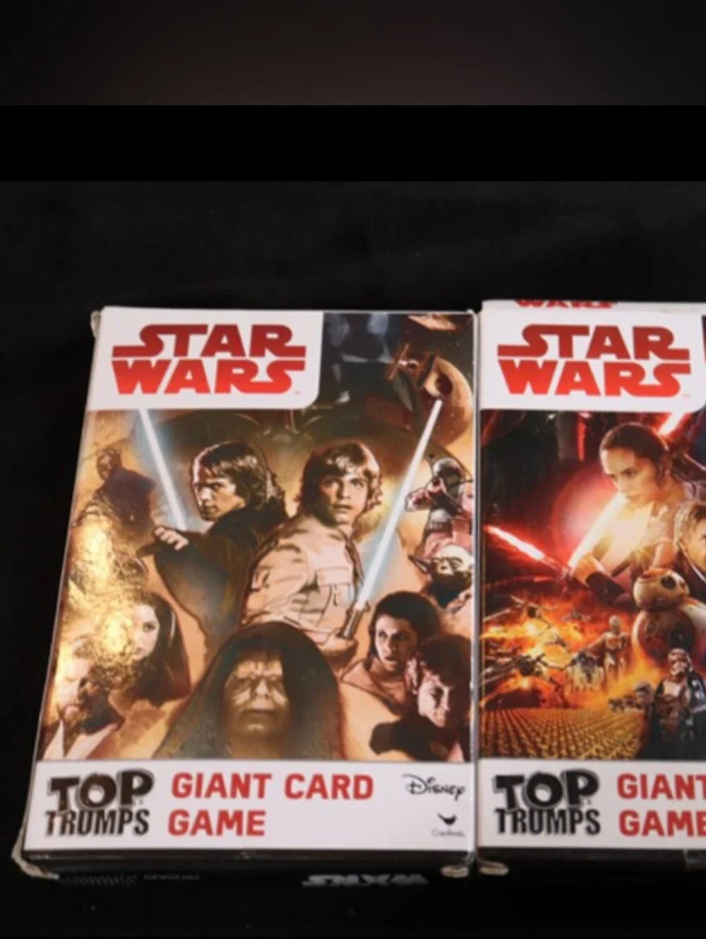Star Wars 2 Pack “Top Trumps” Giant Card Game W/ Metal Tin Box